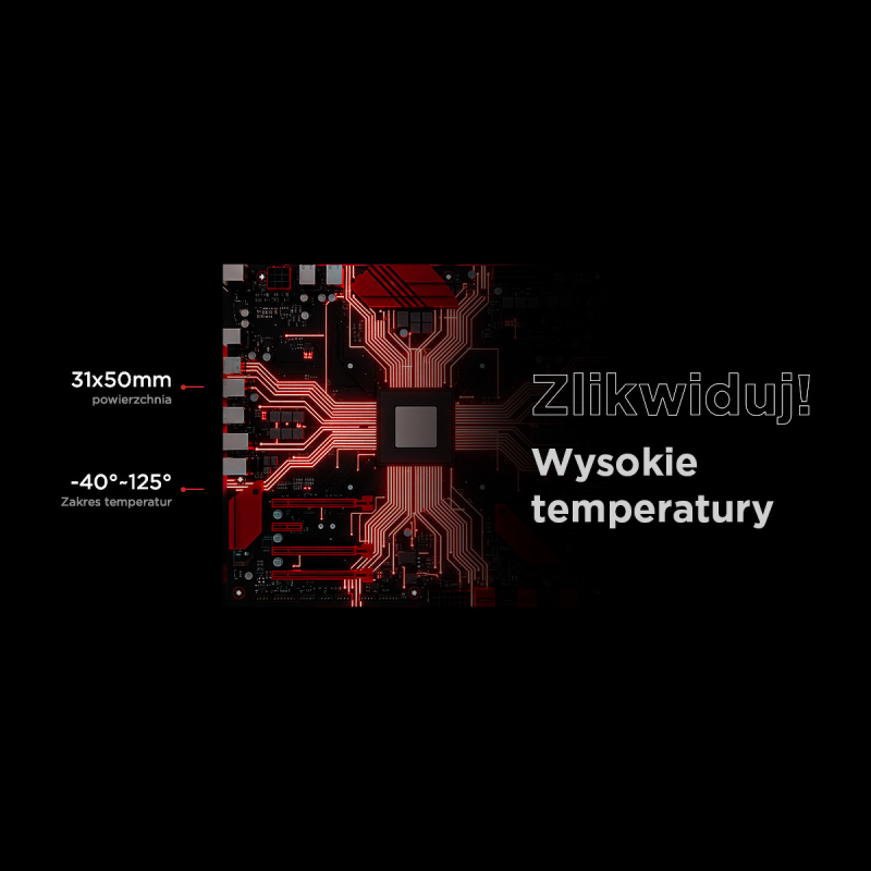 Rampage Termopad XTP-002 31×50×0,2mm PTM | PartsPC.pl