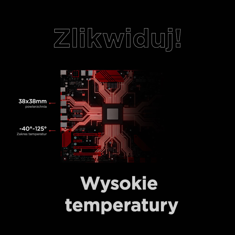 Rampage Termopad XTP-001 38×38×0,2 mm PTM | PartsPC.pl