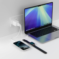 Belkin Ładowarka 70W GaN, 2x USB-C, USB-A, podróżna (EU... | PartsPC.pl