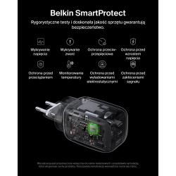 Belkin Ładowarka 100W GaN, 2x USB-C, USB-A, podróżna... | PartsPC.pl
