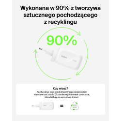 Belkin Ładowarka 100W GaN, 2x USB-C, USB-A, podróżna... | PartsPC.pl