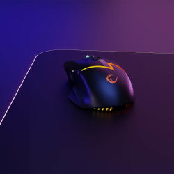 Rampage Mysz bezprzewodowa Drop M3 V2 24000 DPI czarna | PartsPC.pl