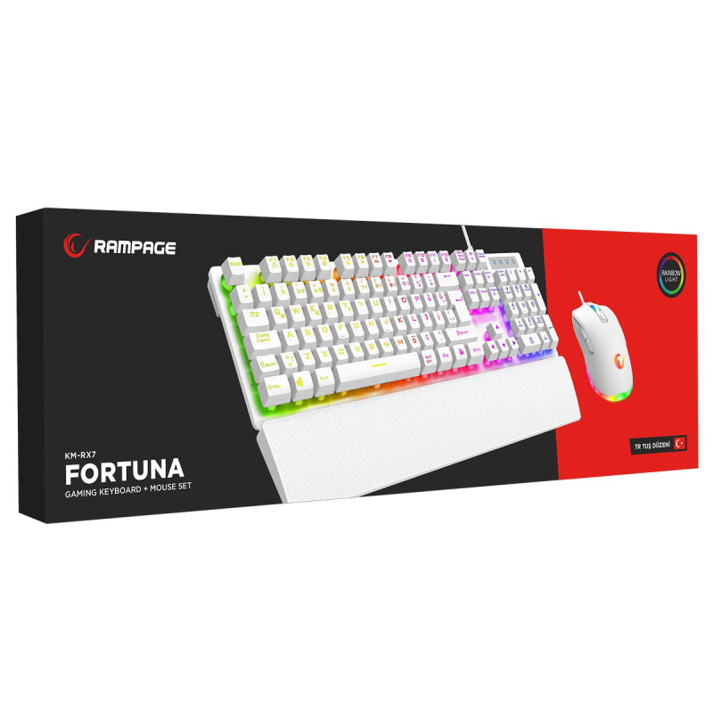 Rampage Fortuna Zestaw gamingowy klawiatura z podkładką... | PartsPC.pl