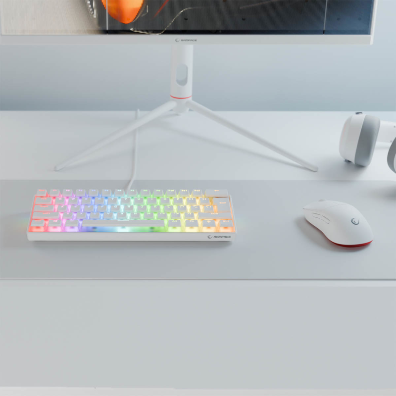 Rampage Klawiatura mechaniczna gamingowa Radiant K11 60%... | PartsPC.pl