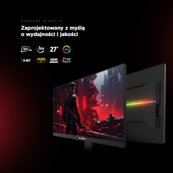 Rampage Miracle Monitor gamingowy 27'' 180Hz 1ms QHD 2K | PartsPC.pl