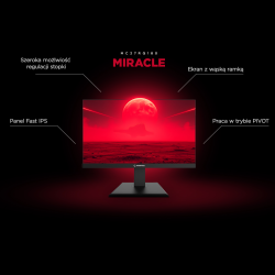Rampage Miracle Monitor gamingowy 27'' 180Hz 1ms QHD 2K | PartsPC.pl