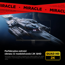 Rampage Miracle Monitor gamingowy 27'' 180Hz 1ms QHD 2K | PartsPC.pl