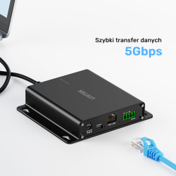 Unitek Przedłużacz USB 5 Gb/s 100 m przez Ethernet z... | PartsPC.pl