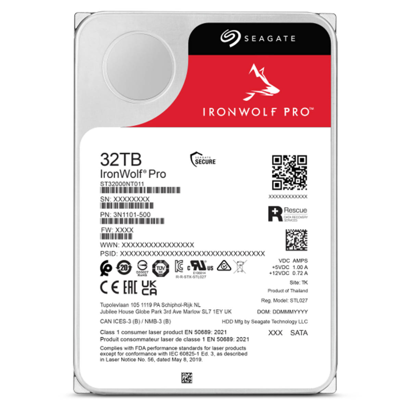 Seagate IronWolf Pro ST32000NT000 32TB SATA | PartsPC.pl