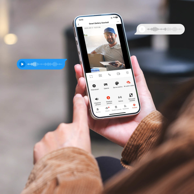TESLA SecureQ DB5 Inteligentny dzwonek do drzwi z kamerą... | PartsPC.pl