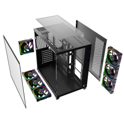 Rampage Obudowa PC ze szkłem hartowanym SEALITE 7x... | PartsPC.pl