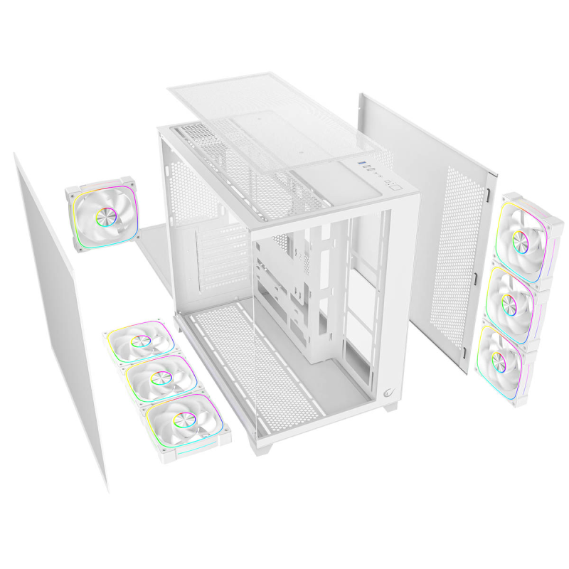 Rampage Obudowa PC ze szkłem hartowanym SEALITE 7x... | PartsPC.pl