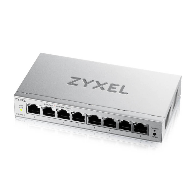 Zyxel GS1200-8V3-EU0101F 8-portowy switch gigabitowy... | PartsPC.pl