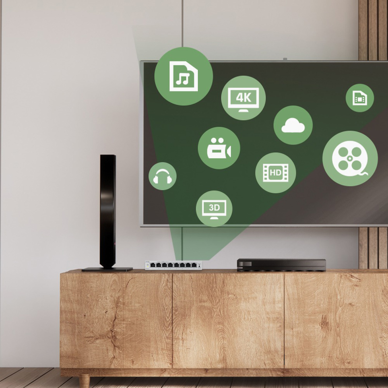 Zyxel GS1200-8V3-EU0101F 8-portowy switch gigabitowy... | PartsPC.pl