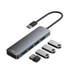 Hub USB 3.0 4-portowy Baseus B0005280B811-00 - Huby USB | PartsPC.pl