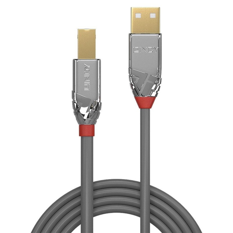 Kabel drukarkowy USB LINDY 2.0 A/M - USB B/M, Cromo Line... | PartsPC.pl