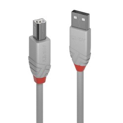 Kabel USB 2.0 LINDY A/M - B/M Anthra Line 1m do drukarki... | PartsPC.pl