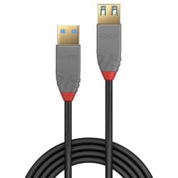 Przedłużacz USB 3.1 LINDY Gen1 Extension A/A, Anthra 2m... | PartsPC.pl
