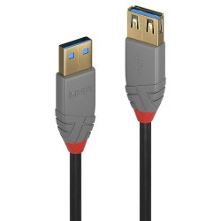 Przedłużacz USB 3.1 LINDY Gen1 Extension A/A, Anthra 2m... | PartsPC.pl