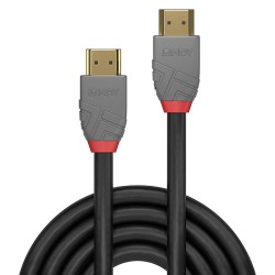 Kabel HDMI 2.0 LINDY High Speed M/M 5m czarny/anthra | PartsPC.pl
