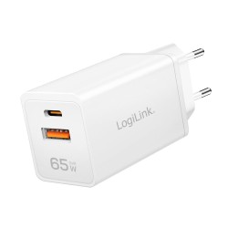Ładowarka sieciowa LogiLink PA0371 USB GaN, 65 W, 1x... | PartsPC.pl