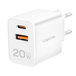 Ładowarka sieciowa LogiLink PA0369 USB GaN, 20 W, 1x... | PartsPC.pl