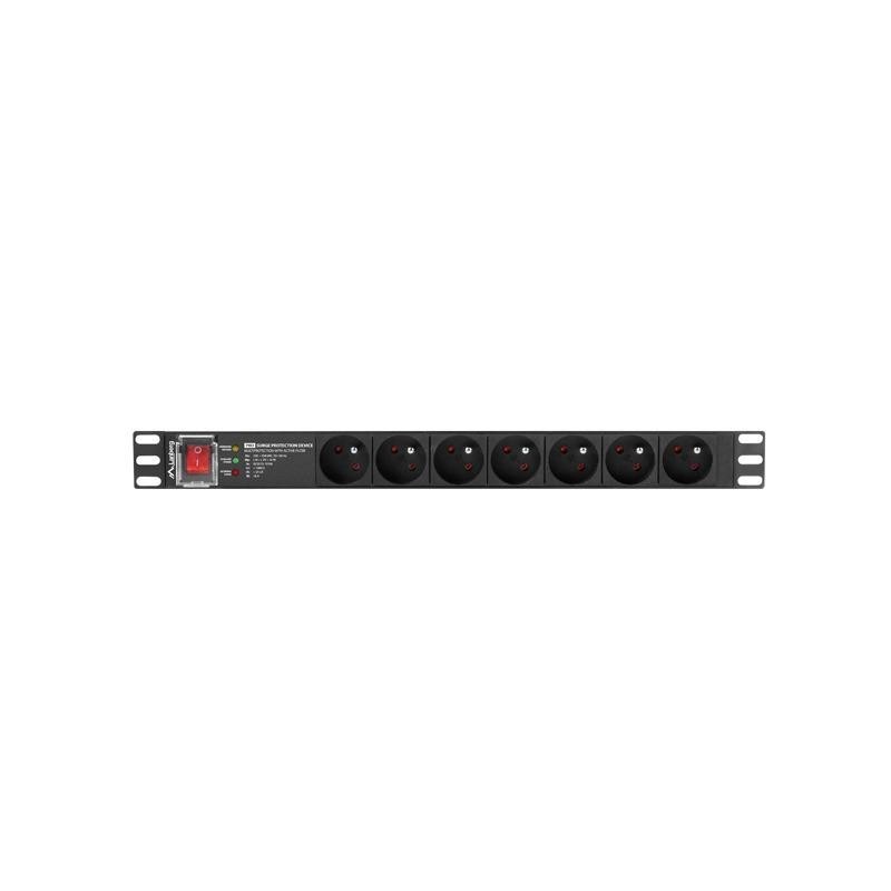 Listwa zasilająca Lanberg do RACK 19" 1U 16A PDU PRO 7x... | PartsPC.pl