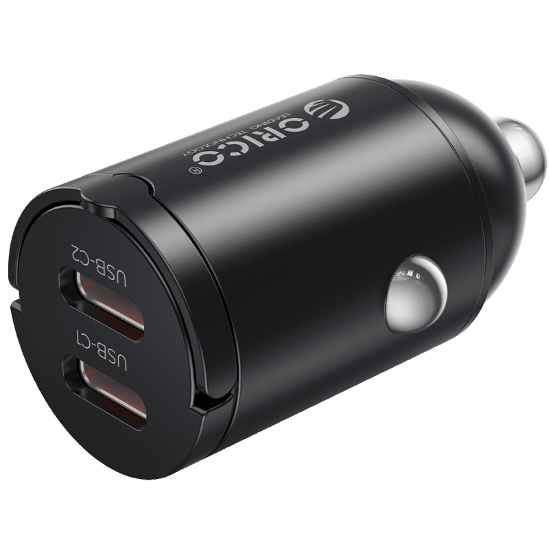 Orico Ładowarka samochodowa, 2 × USB-C, 30W | PartsPC.pl