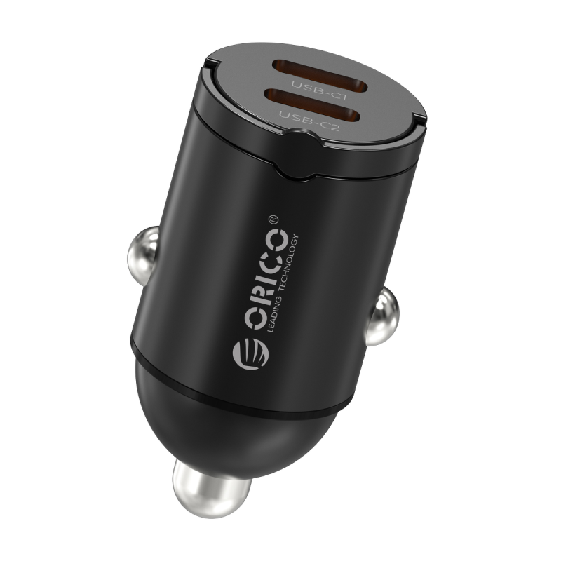 Orico Ładowarka samochodowa, 2 × USB-C, 30W | PartsPC.pl