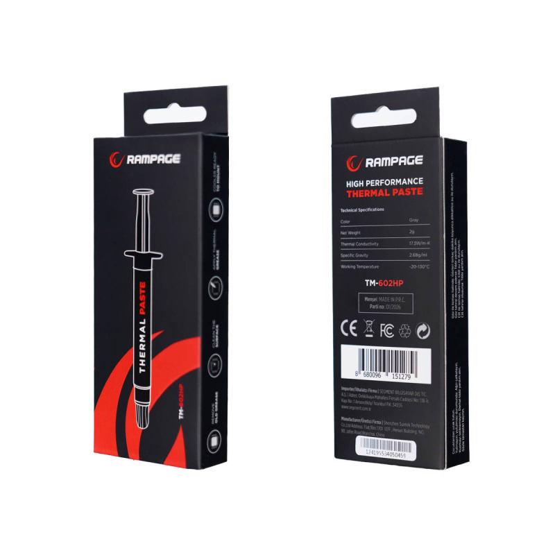 Rampage TM-602HP Pasta termoprzewodząca do procesora... | PartsPC.pl