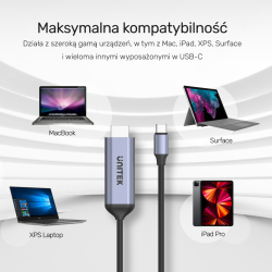 Unitek Kabel USB-C do HDMI 8K | USB 4 | HDR10+ | HDCP... | PartsPC.pl