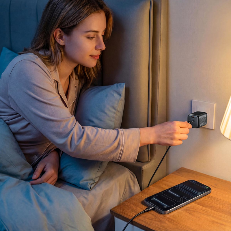 Unitek Ładowarka sieciowa 2-portowa GaN 45W, 2xUSB-C, PD... | PartsPC.pl