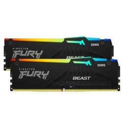 Kingston Pamięć DDR5 Fury Beast Black RGB 16GB(2*... | PartsPC.pl