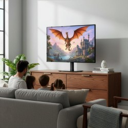 Stojak do TV Maclean MC-132, uniwersalny, na szafkę RTV... | PartsPC.pl