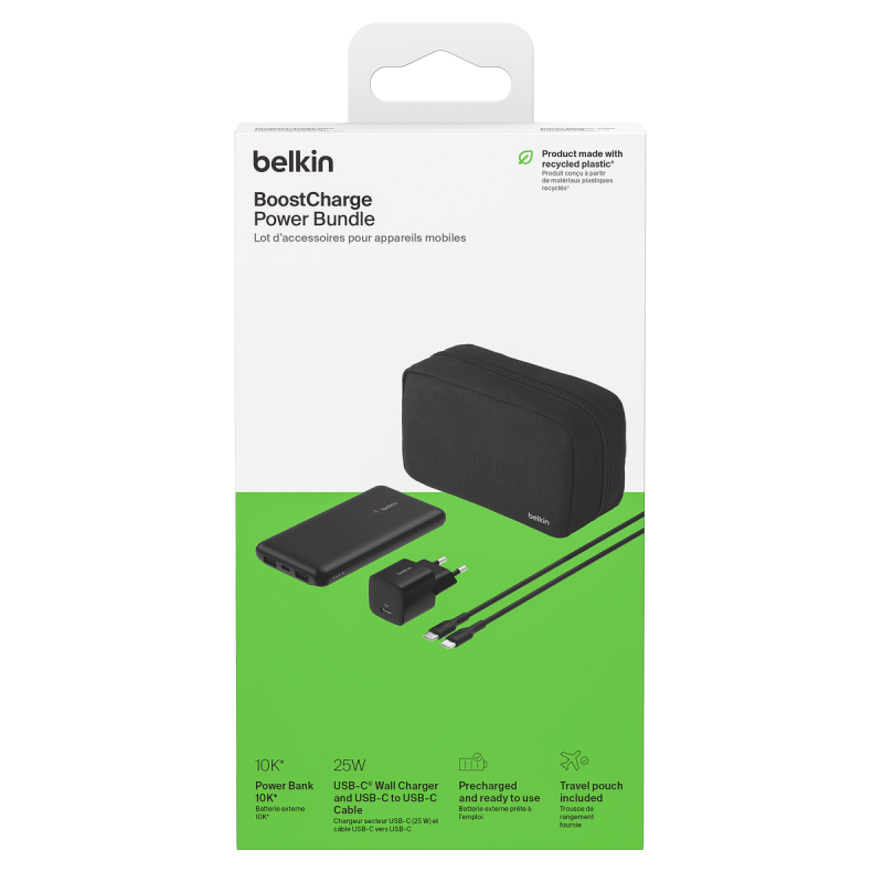 Belkin Zestaw podróżny - Powerbank 10 000 mAh +... | PartsPC.pl