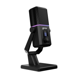 Rampage Cyclone Mikrofon gamingowy RGB USB-C czarny | PartsPC.pl