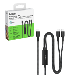 Belkin BoostCharge Pro Kabel USB-C na 2*USB-C 140W, w... | PartsPC.pl