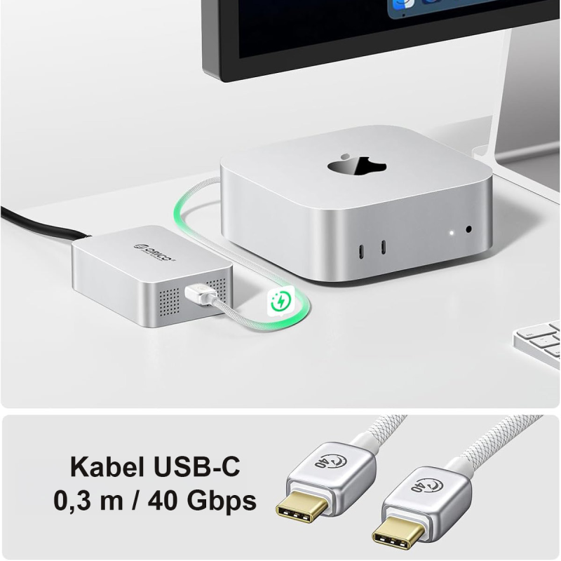 Orico Adapter sieciowy RJ45 10 Gbps na USB-C Thunderbolt... | PartsPC.pl