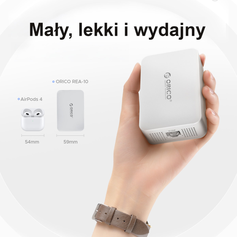 Orico Adapter sieciowy RJ45 10 Gbps na USB-C Thunderbolt... | PartsPC.pl