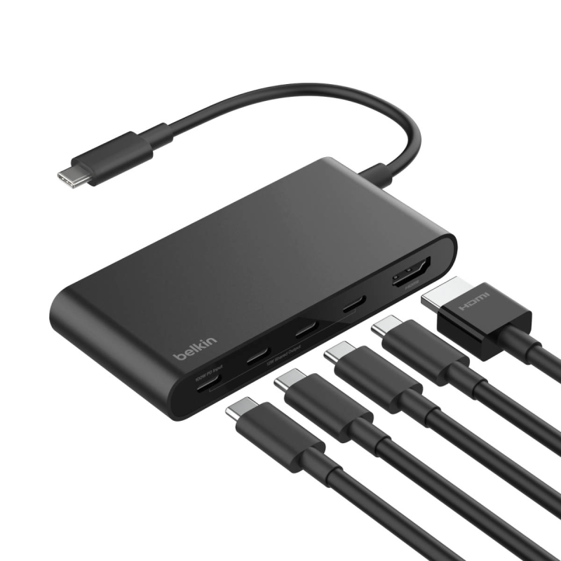 Belkin Hub USB-C, HDMI 2.0 4K, 4 porty USB-C 10 Gbps... | PartsPC.pl