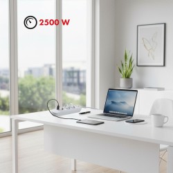 Listwa zasilająca Maclean MCE394 W, przedłużacz 3gniazda... | PartsPC.pl