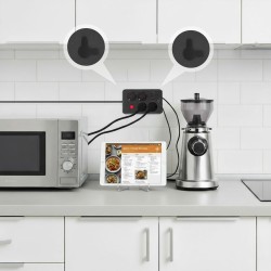 Listwa zasilająca Maclean MCE393 B, przedłużacz 4... | PartsPC.pl