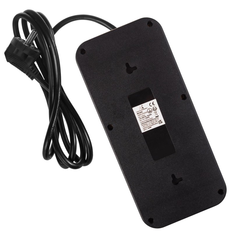 Listwa zasilająca Maclean MCE389 B, przedłużacz 6 gniazd... | PartsPC.pl