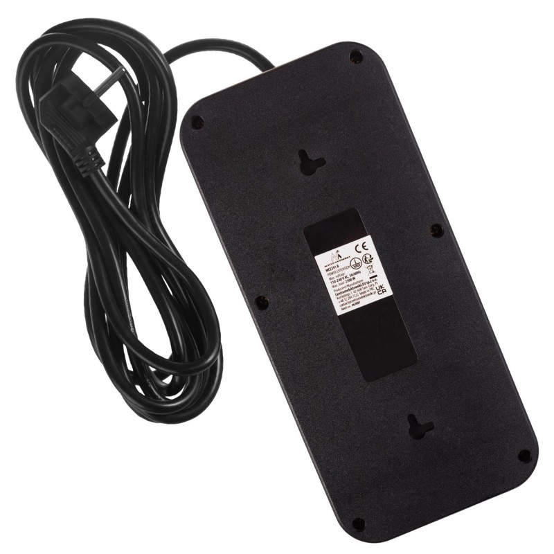 Listwa zasilająca Maclean MCE391 B, przedłużacz 6 gniazd... | PartsPC.pl