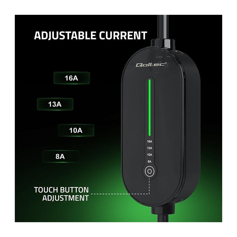 Ładowarka Qoltec do samochodu elektrycznego EV z... | PartsPC.pl