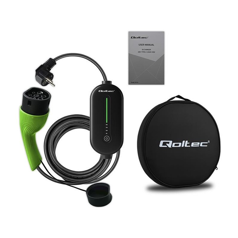 Ładowarka Qoltec do samochodu elektrycznego EV z... | PartsPC.pl