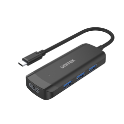 Unitek Aktywny hub USB-C 3*USB-A 3.1, HDMI 4K@30Hz | PartsPC.pl