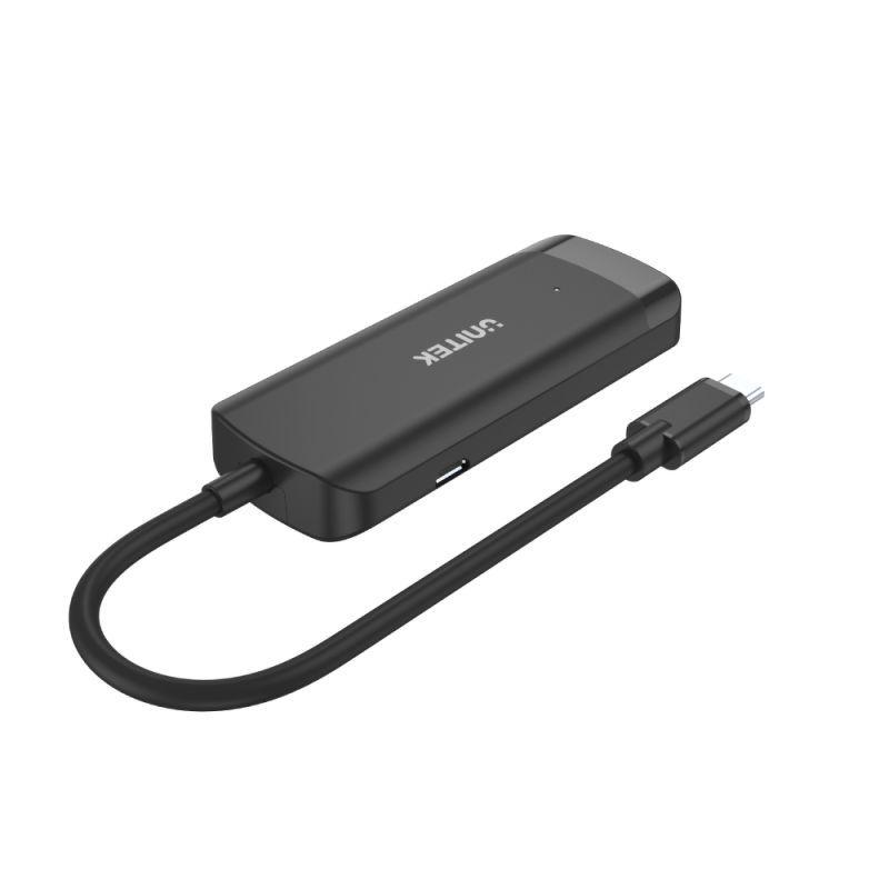Unitek Aktywny hub USB-C 3*USB-A 3.1, HDMI 4K@30Hz | PartsPC.pl