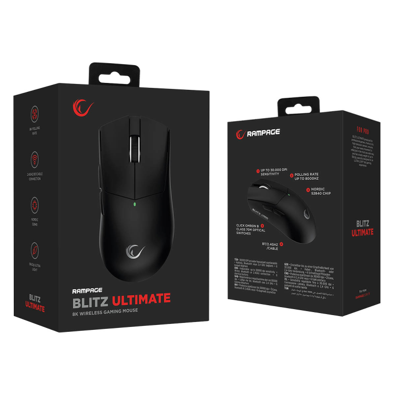 Rampage Mysz bezprzewodowa BLITZ ULTIMATE optyczna 8K... | PartsPC.pl