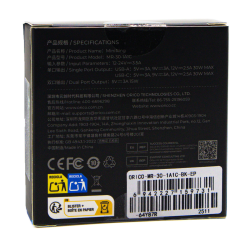 Orico Ładowarka samochodowa, USB-C 30W, USB-A 30W | PartsPC.pl